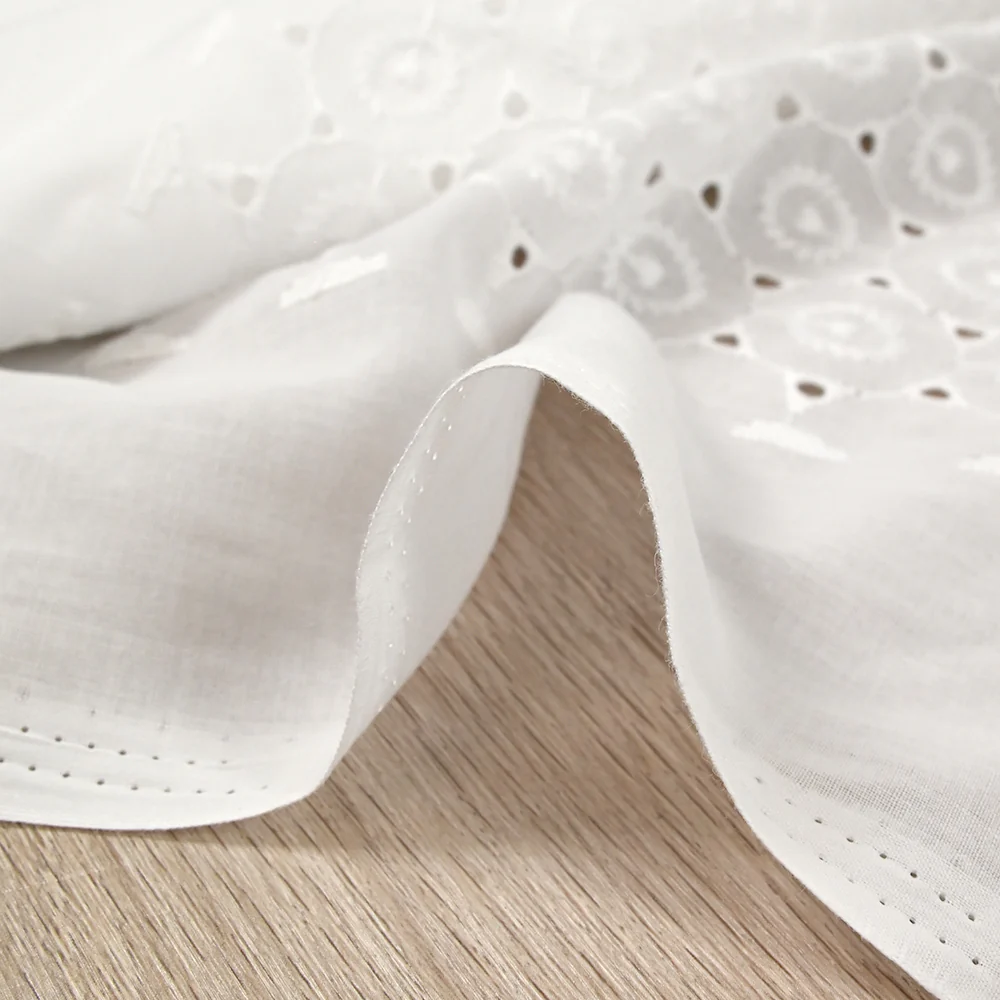 Broderie anglaise Nora blanc cassé - Image 7
