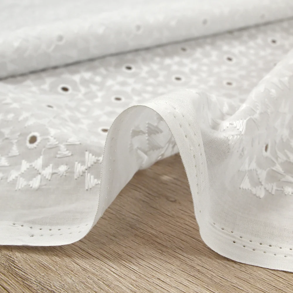 Broderie anglaise Rhona blanc cassé - Image 7