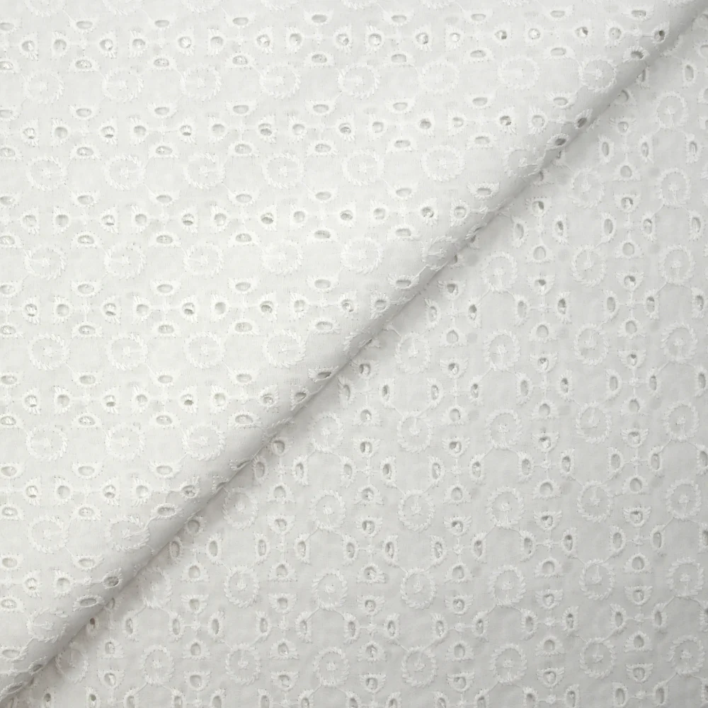 Broderie anglaise Saoirse blanc cassé - Image 5
