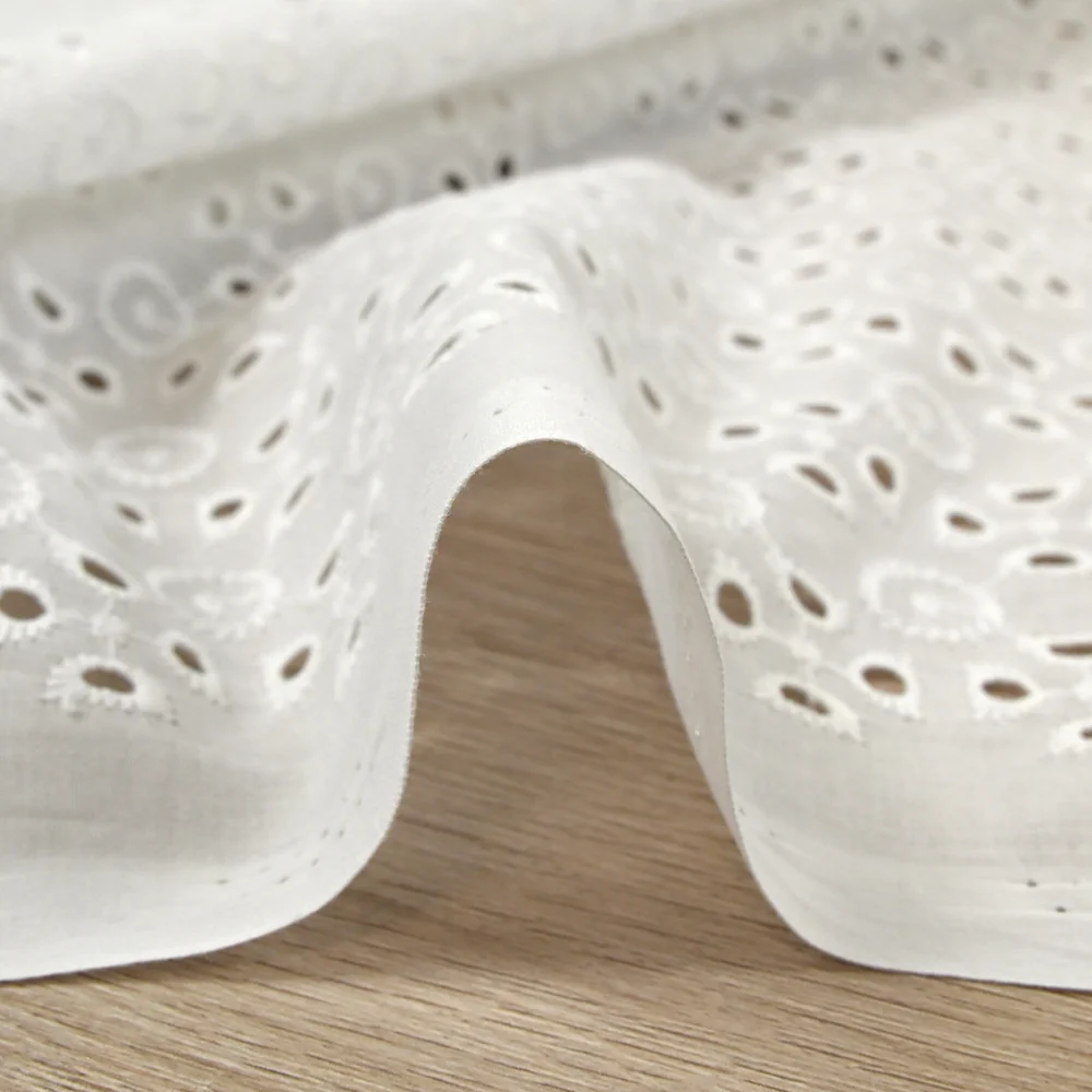 Broderie anglaise Saoirse blanc cassé - Image 7