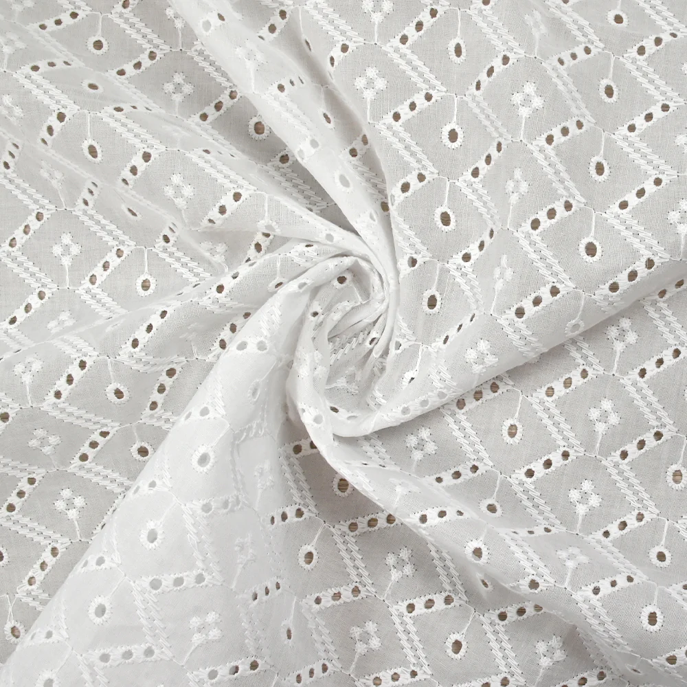 Broderie anglaise Tara blanc cassé - Image 2