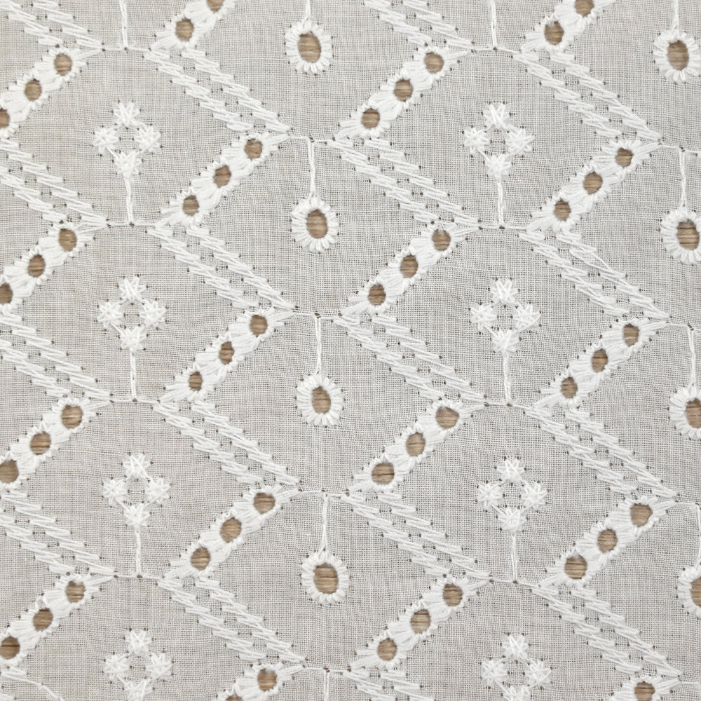 Broderie anglaise Tara blanc cassé - Image 4