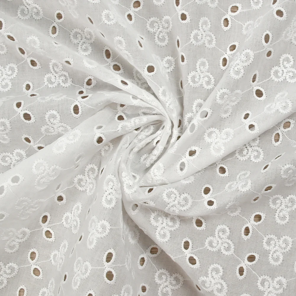Broderie anglaise Zora blanc cassé - Image 2