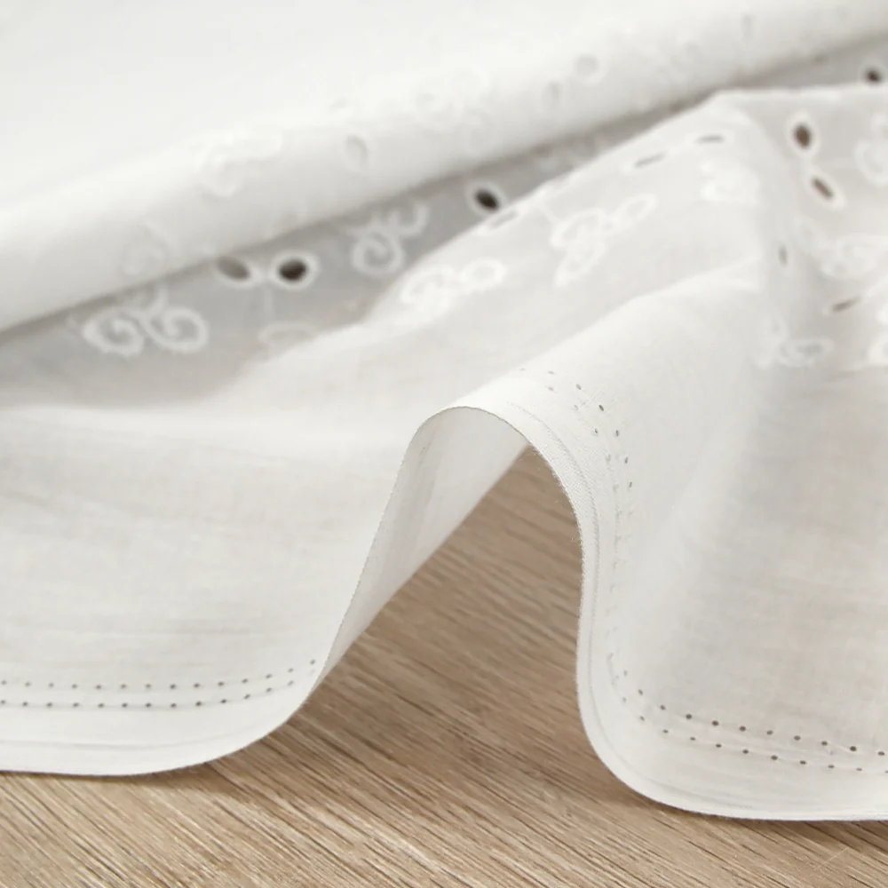 Broderie anglaise Zora blanc cassé - Image 7