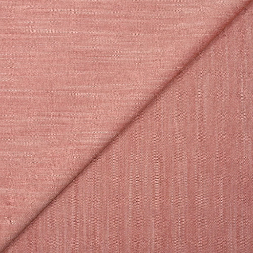 Chambray de polyviscose flammé rouge