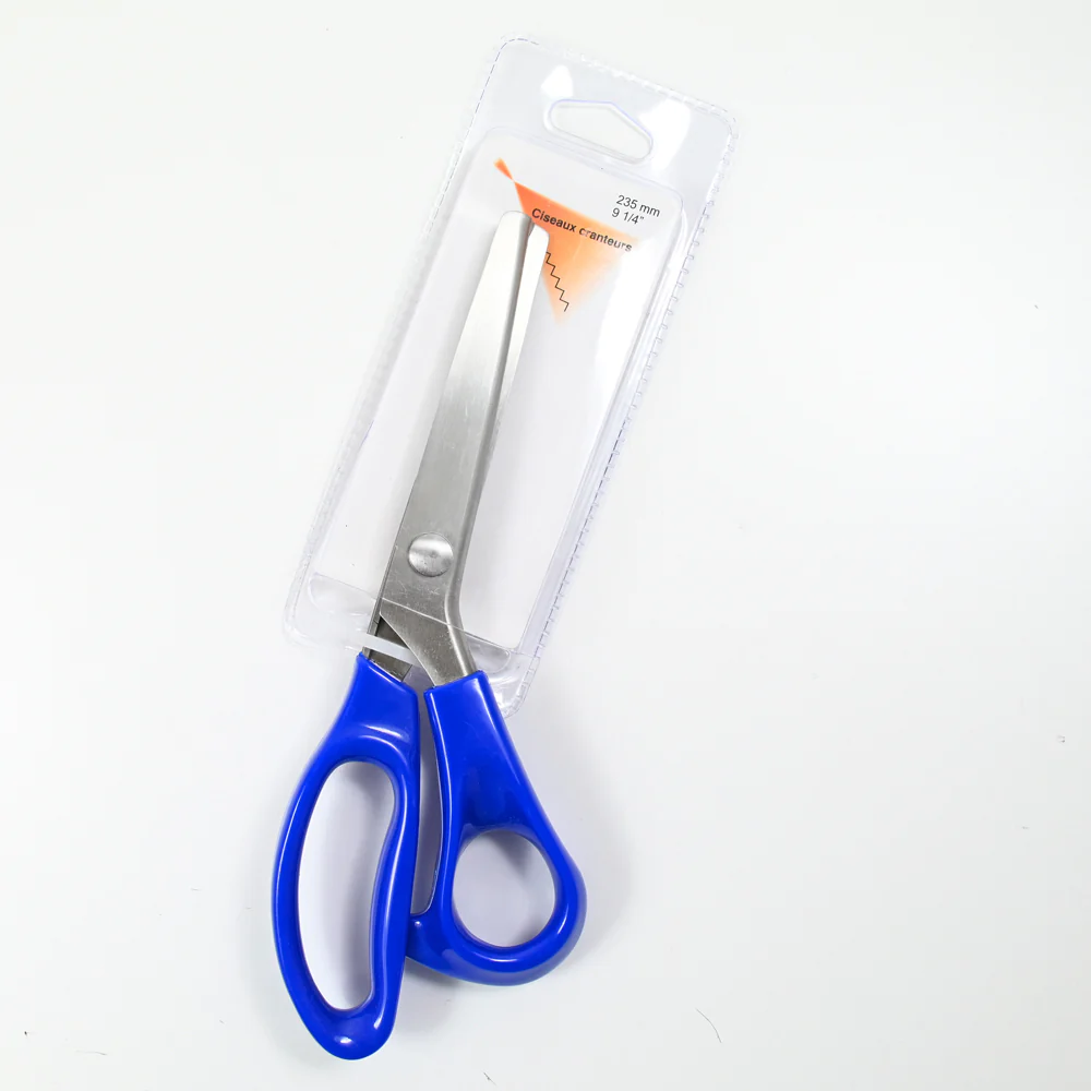 Ciseaux cranteurs 23.5 cm bleu - Image 3