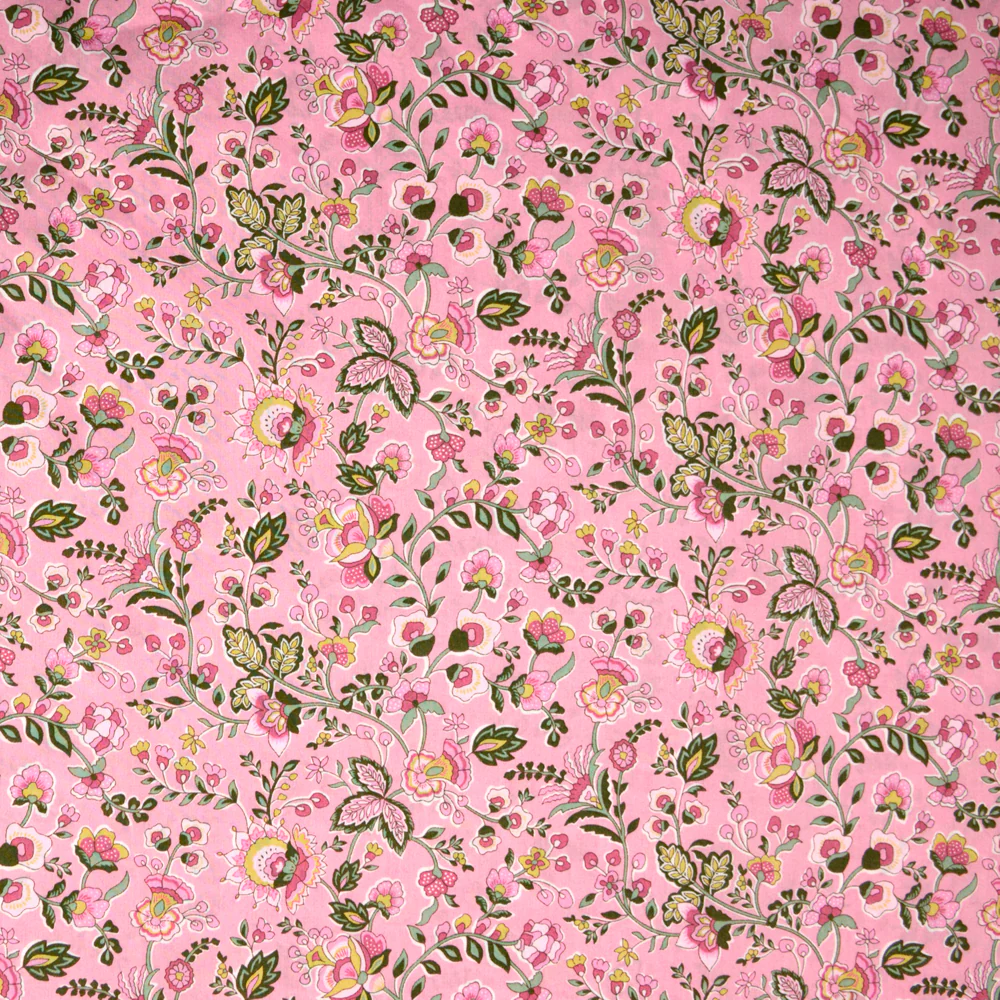 Coton liberty ® Kazusa rose au mètre