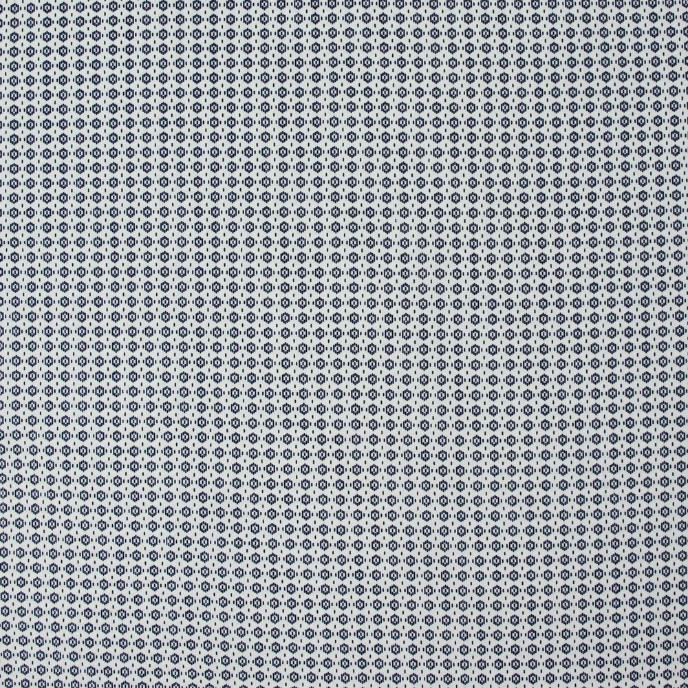 Coton imprimé capsule marine fond blanc