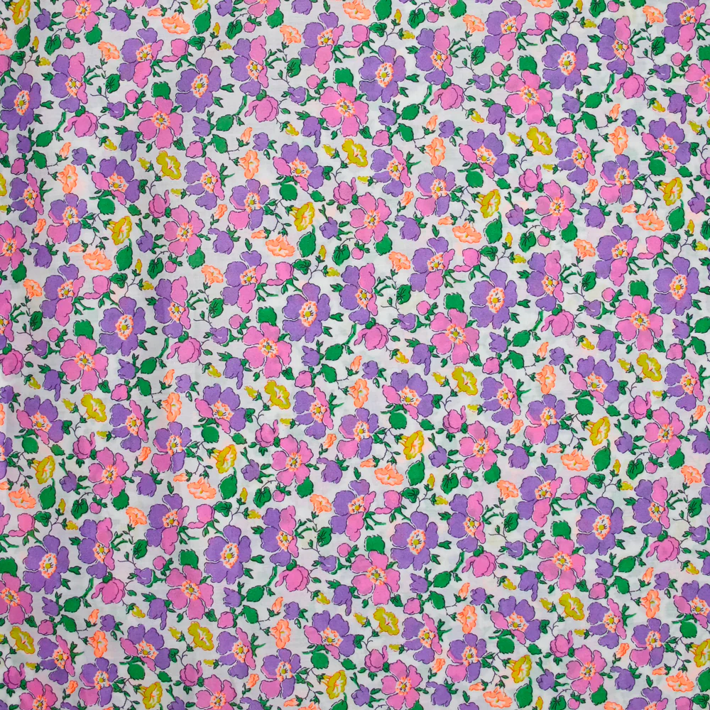 Coton liberty ® 150th Mrs Stoneley violet au mètre