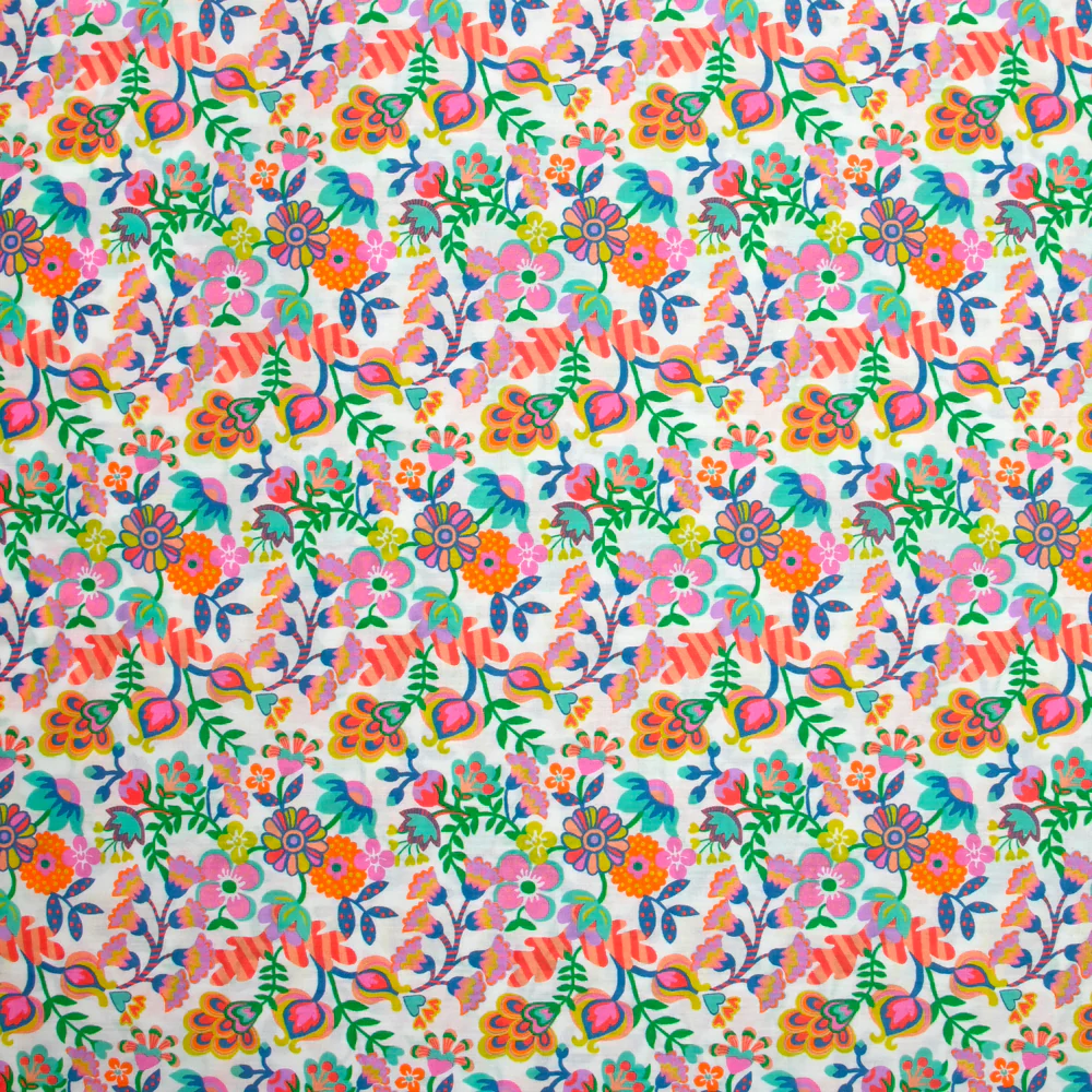 Coton liberty ® 150th Phoebe Amelia rose au mètre