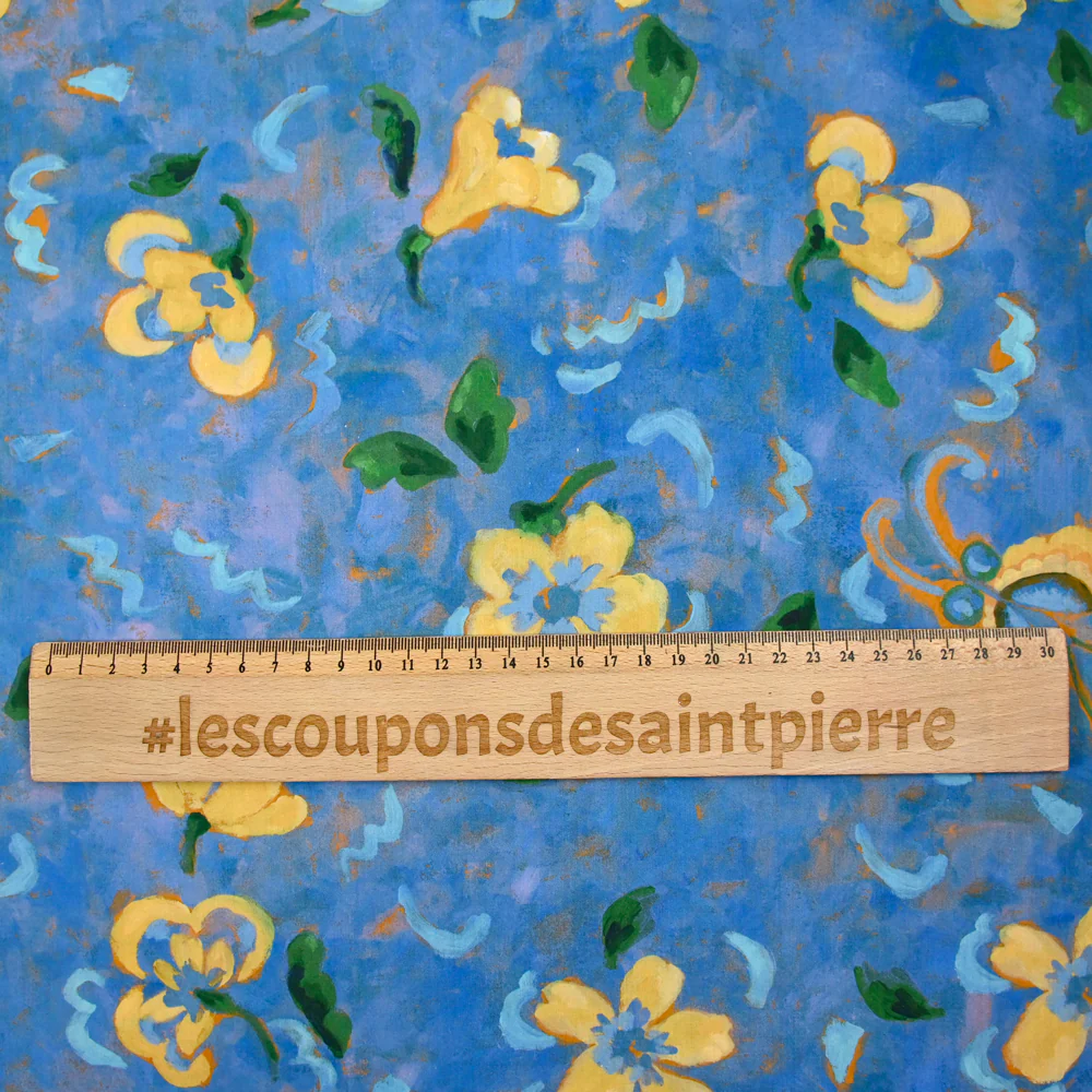Coton liberty ® Artist Muse bleu au mètre - Image 3