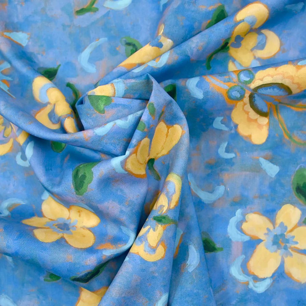 Coton liberty ® Artist Muse bleu au mètre - Image 4