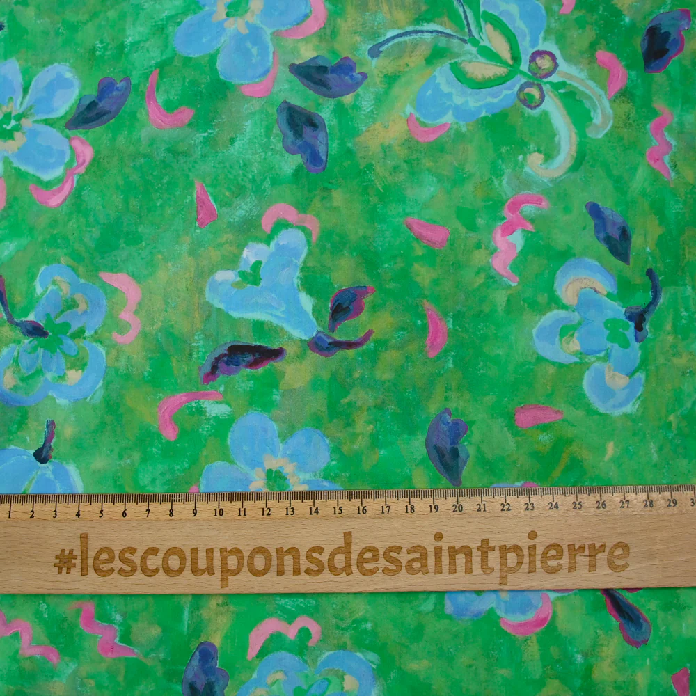 Coton liberty ® Artist Muse vert au mètre - Image 4