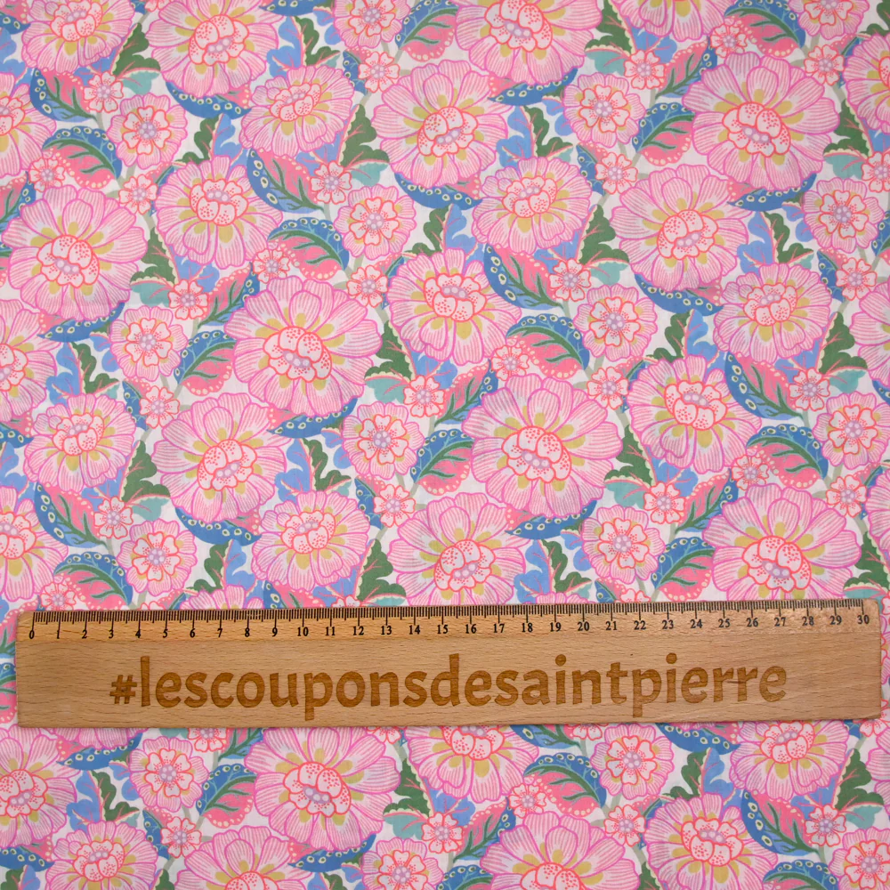 Coton liberty ® Clifford Street rose au mètre - Image 3