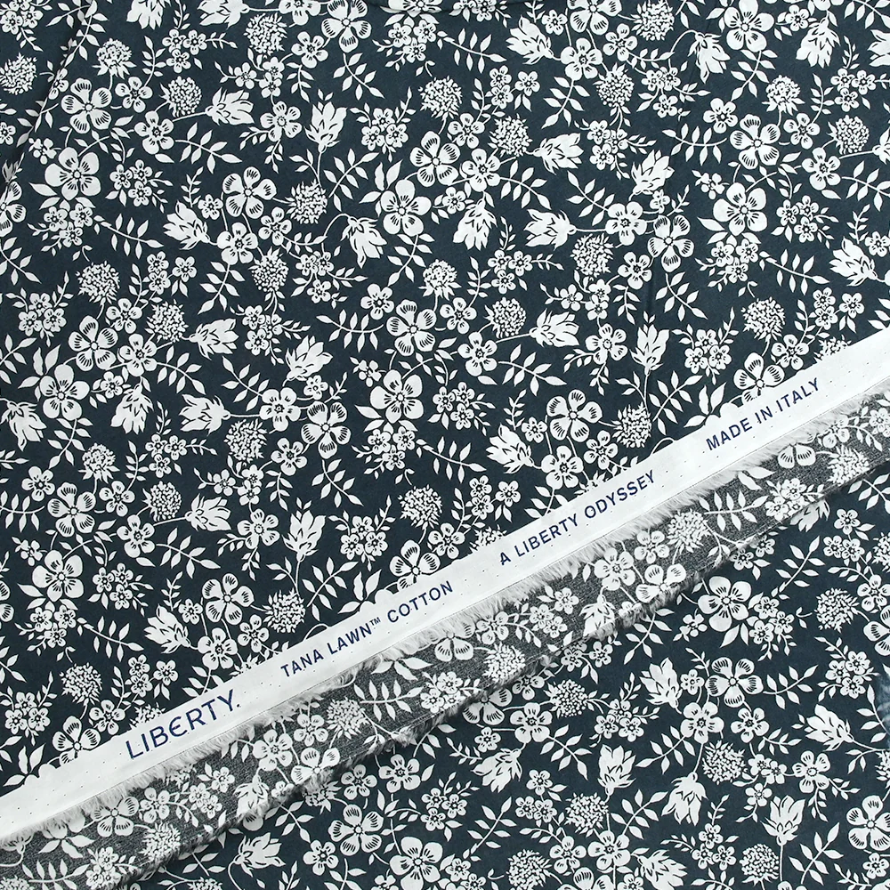 Coton liberty ® Edenham bleu nuit au mètre - Image 6
