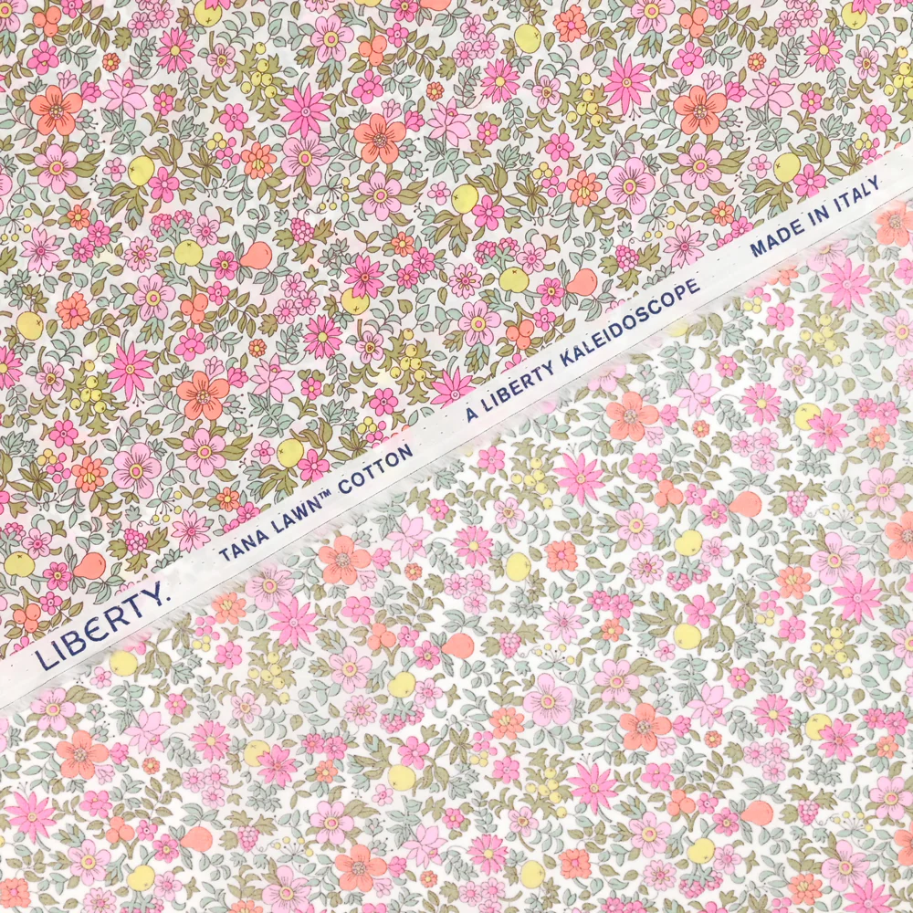 Coton Liberty ® Fruit Punch rose au mètre - Image 3