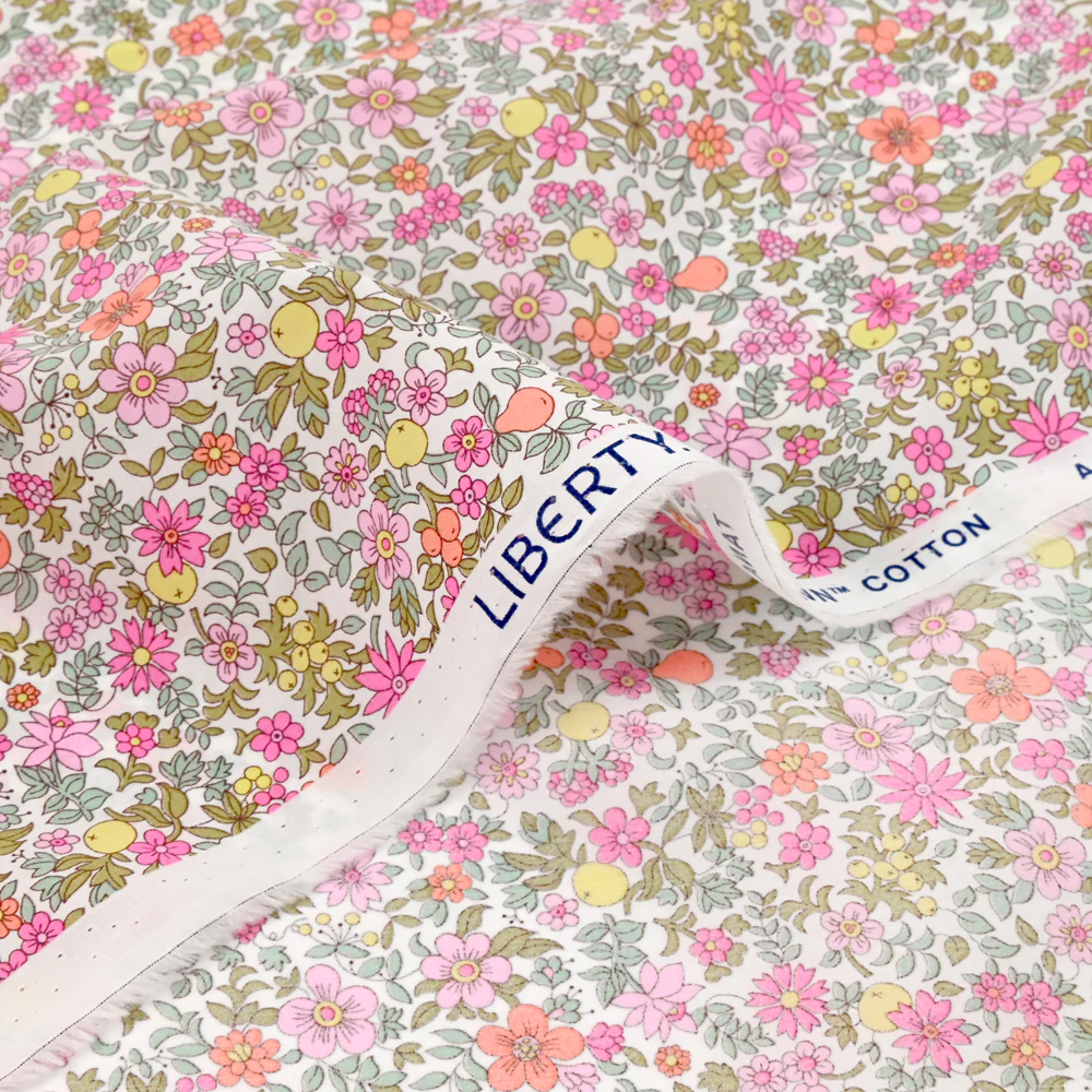 Coton Liberty ® Fruit Punch rose au mètre - Image 7