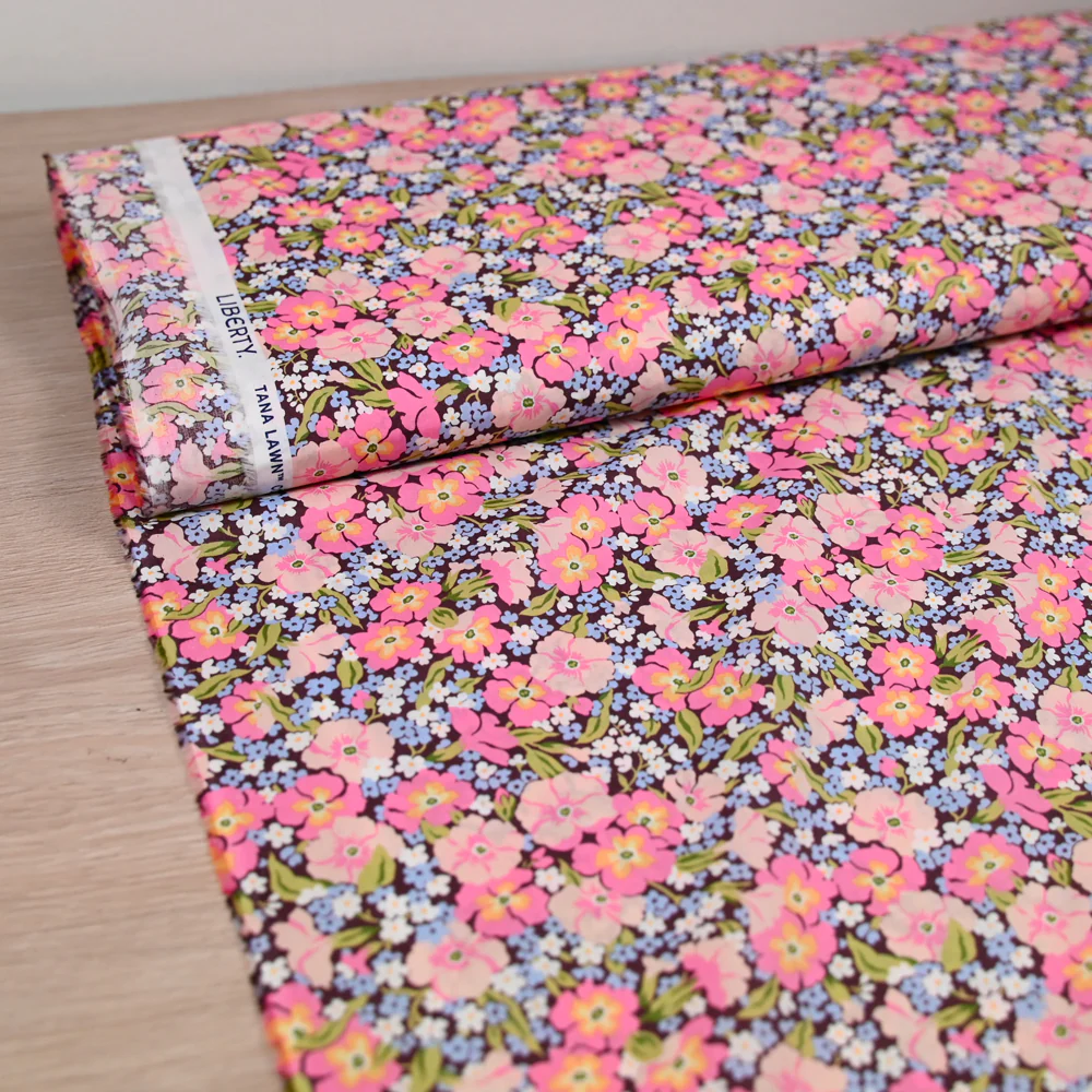 Coton liberty ® Gabriella Gisou rose au mètre - Image 2