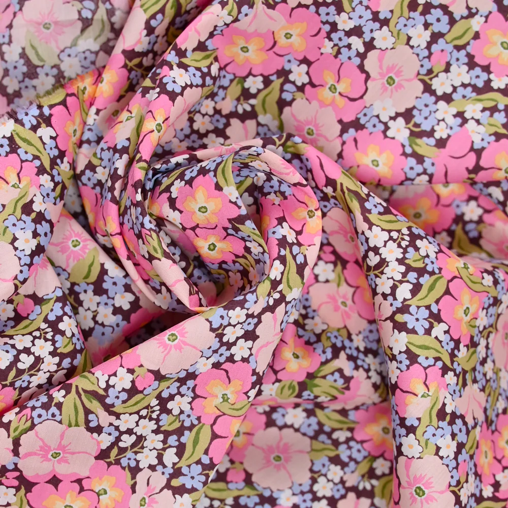 Coton liberty ® Gabriella Gisou rose au mètre - Image 3