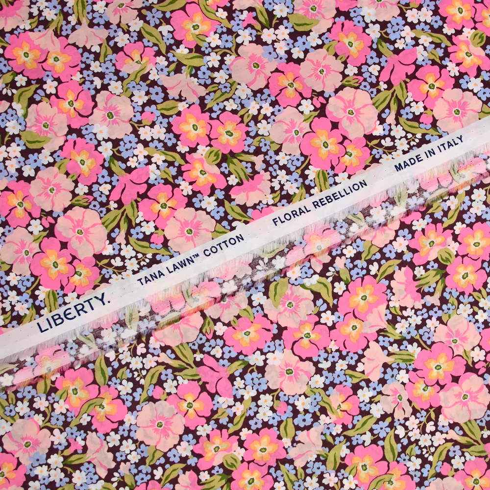 Coton liberty ® Gabriella Gisou rose au mètre - Image 5