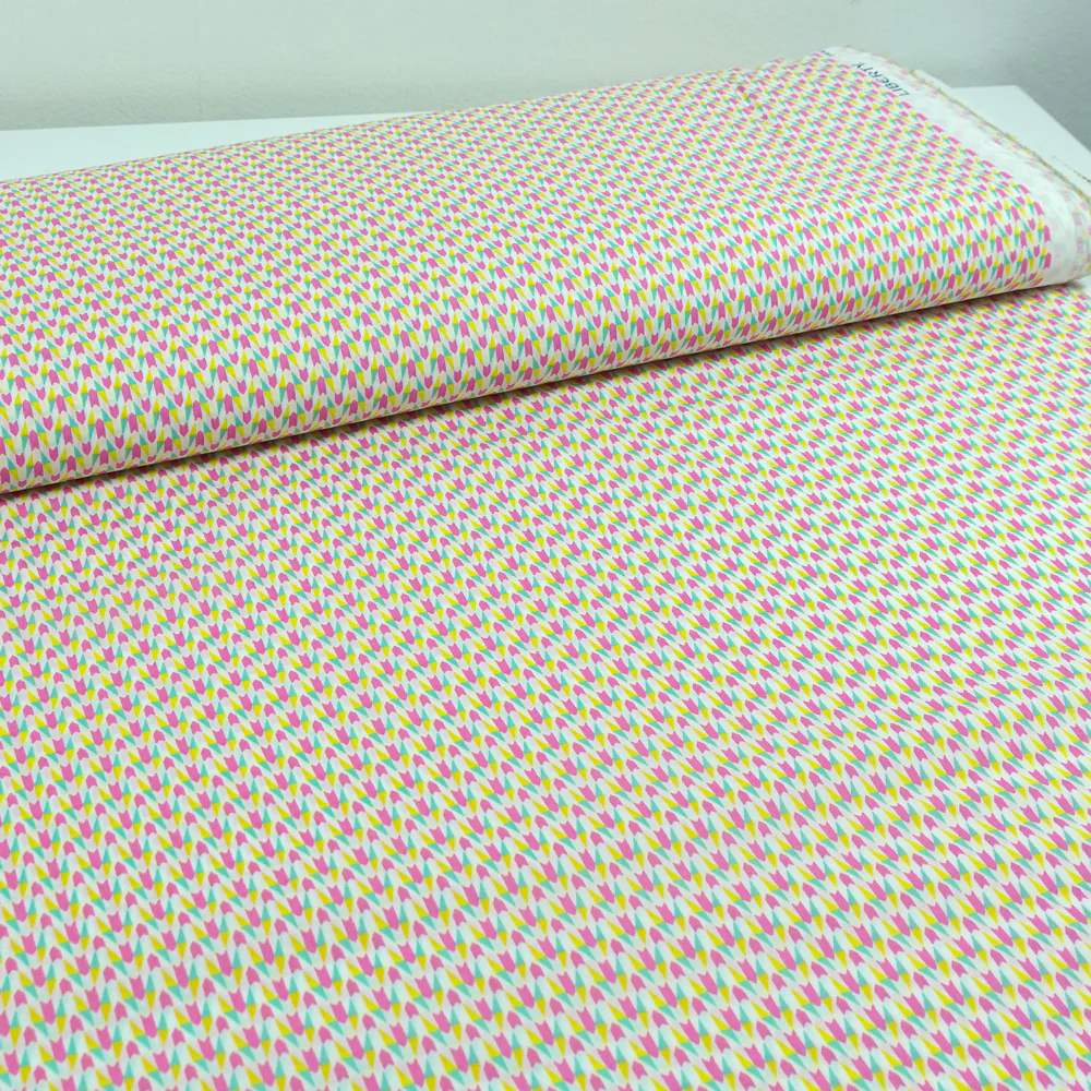 Coton liberty ® Hector rose au mètre - Image 3