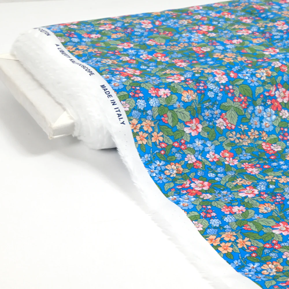 Coton Liberty ® Hedgerow bleu au mètre - Image 2