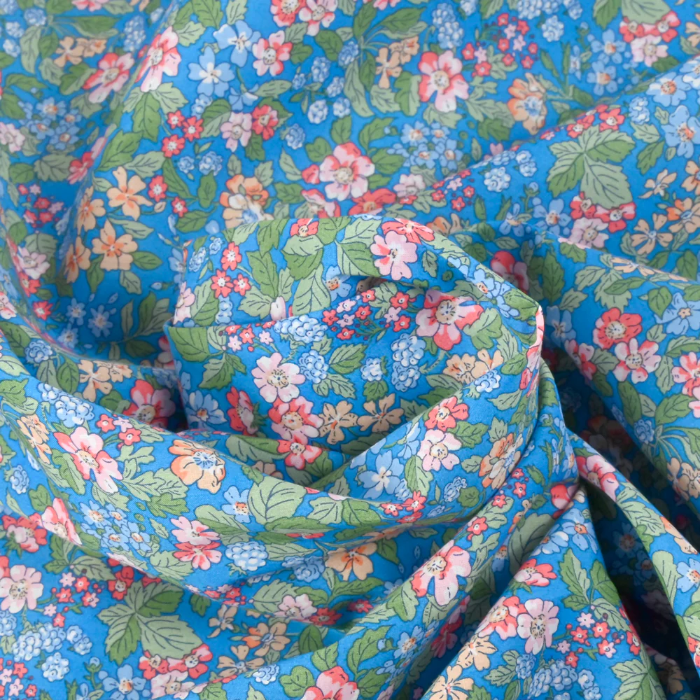 Coton Liberty ® Hedgerow bleu au mètre - Image 6
