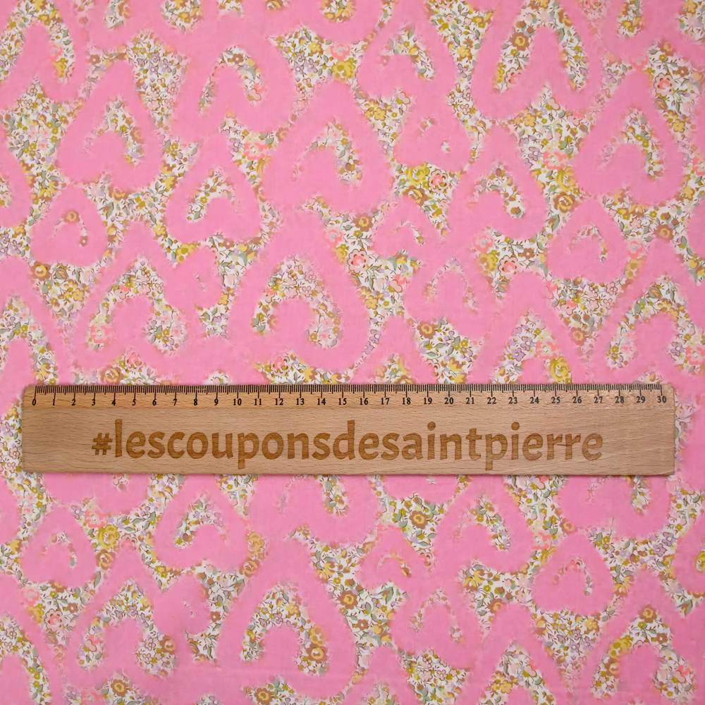 Coton liberty ® Leontyne Love Emma and Georgina rose au mètre - Image 3