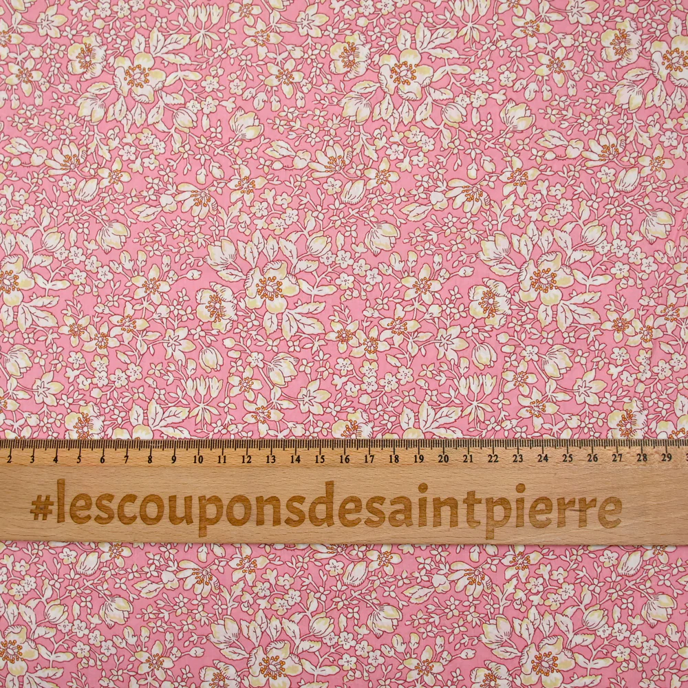 Coton liberty ® Lizzy rose au mètre - Image 4