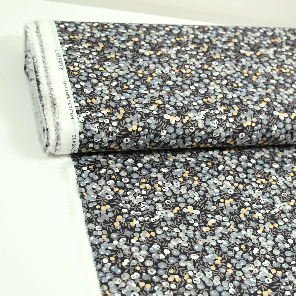 Coton liberty ® Métal Wiltshire gris au mètre - Image 2