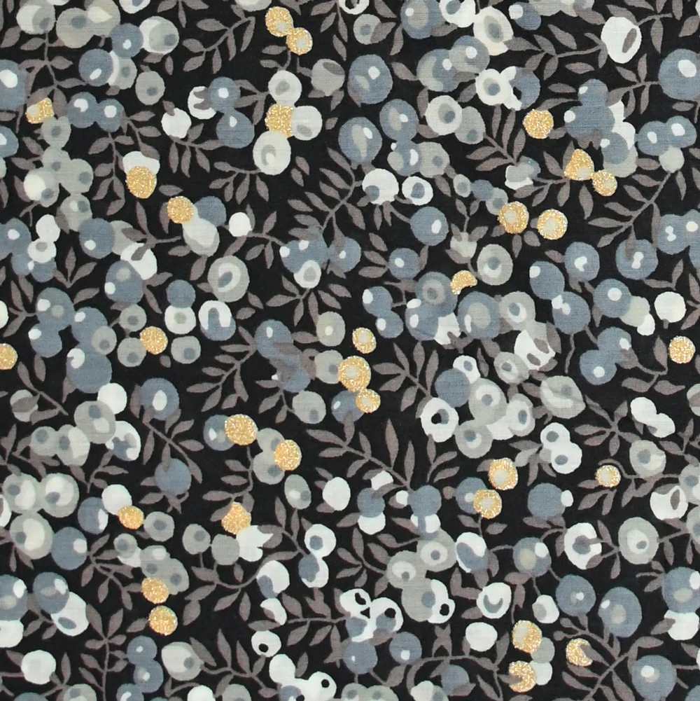 Coton liberty ® Métal Wiltshire gris au mètre - Image 4