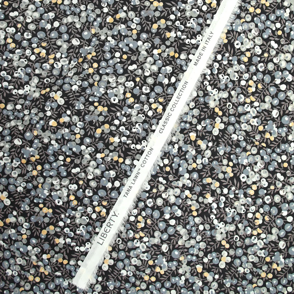 Coton liberty ® Métal Wiltshire gris au mètre - Image 5