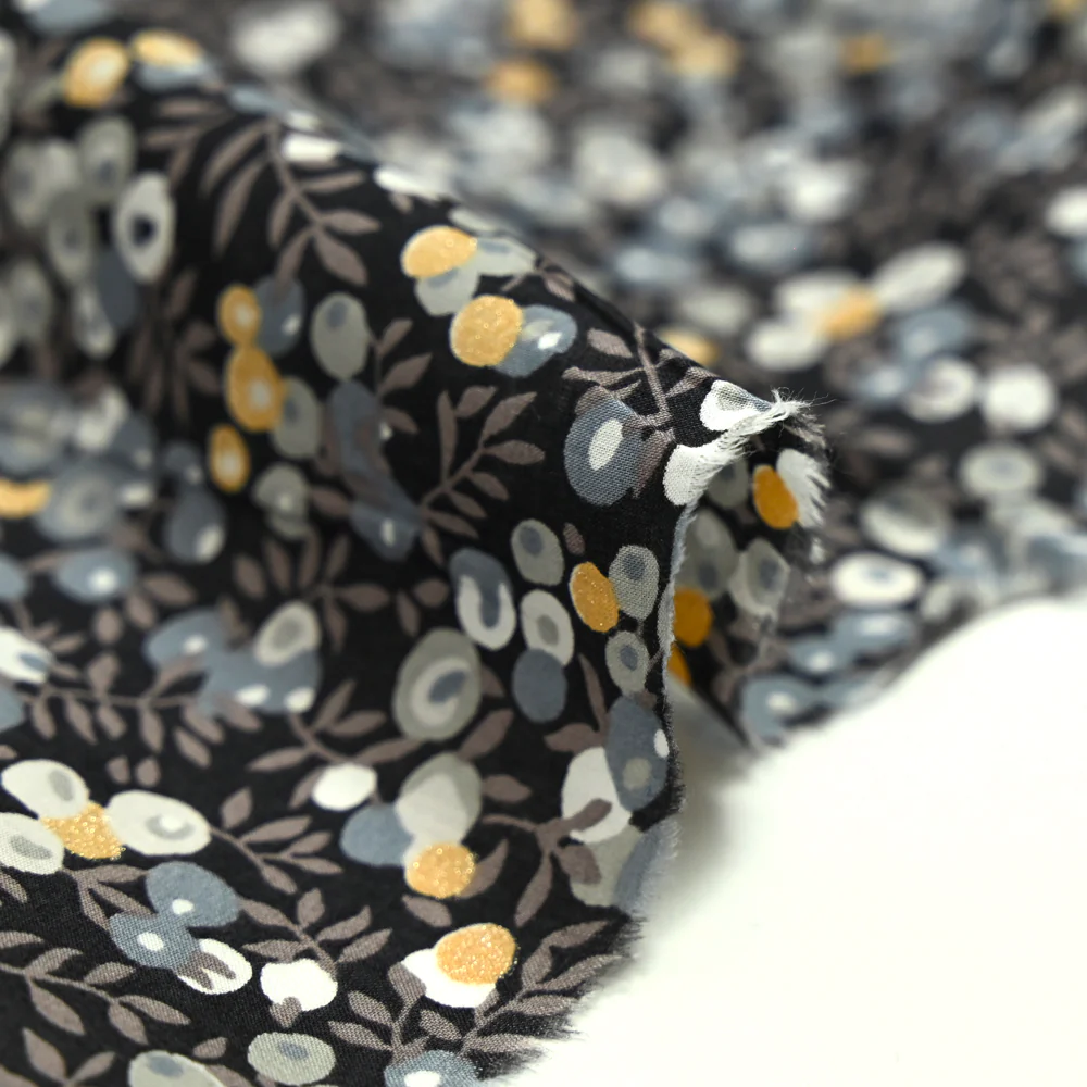 Coton liberty ® Métal Wiltshire gris au mètre - Image 6