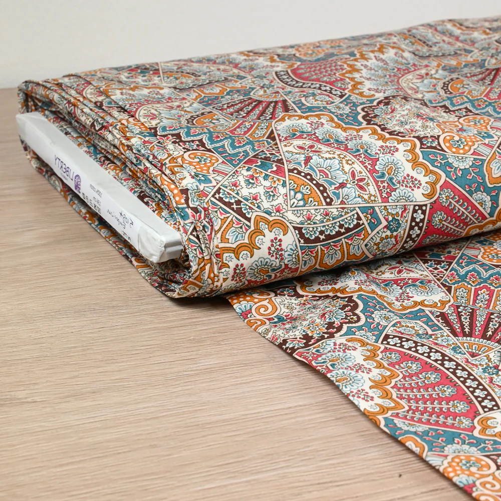 Coton liberty ® 150th Emporium camel au mètre - Image 2