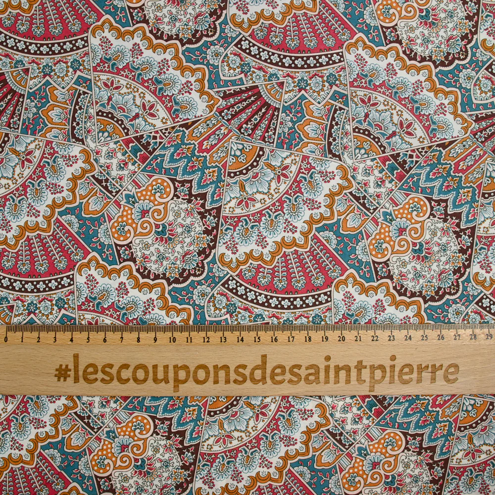 Coton liberty ® 150th Emporium camel au mètre - Image 4