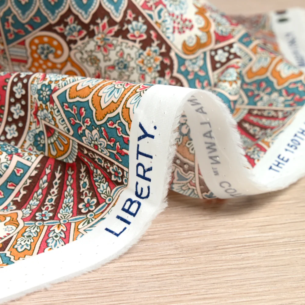 Coton liberty ® 150th Emporium camel au mètre - Image 5