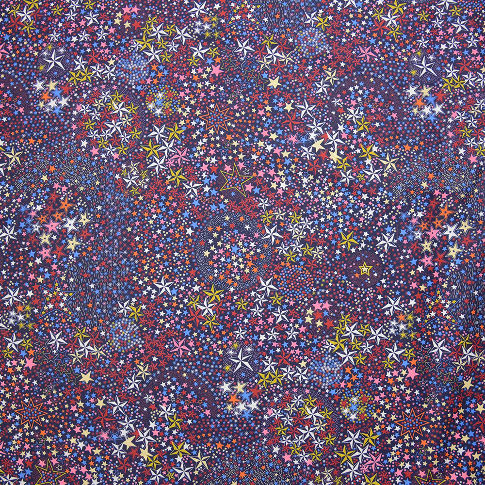 Coton liberty ® Adelajda's wish marine au mètre