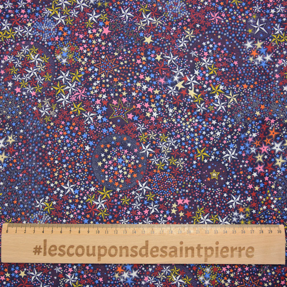 Coton liberty ® Adelajda's wish marine au mètre - Image 4