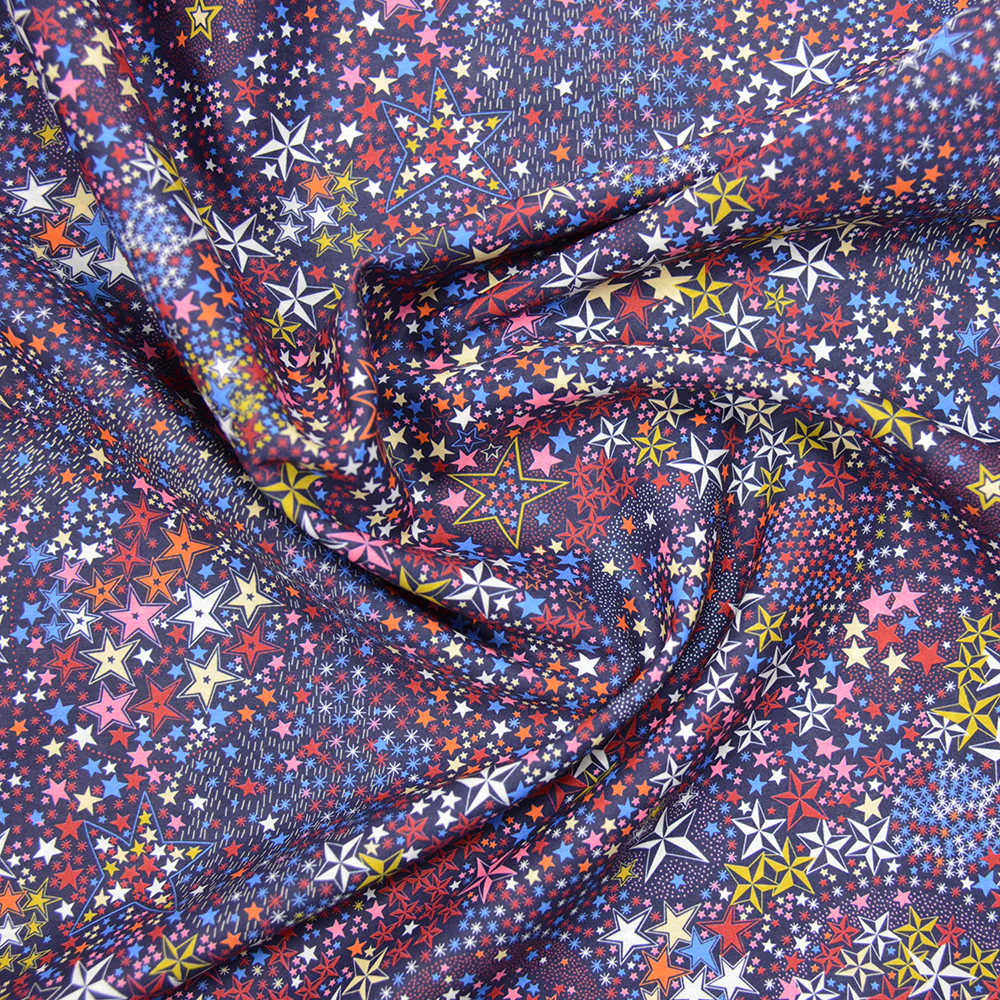 Coton liberty ® Adelajda's wish marine au mètre - Image 5