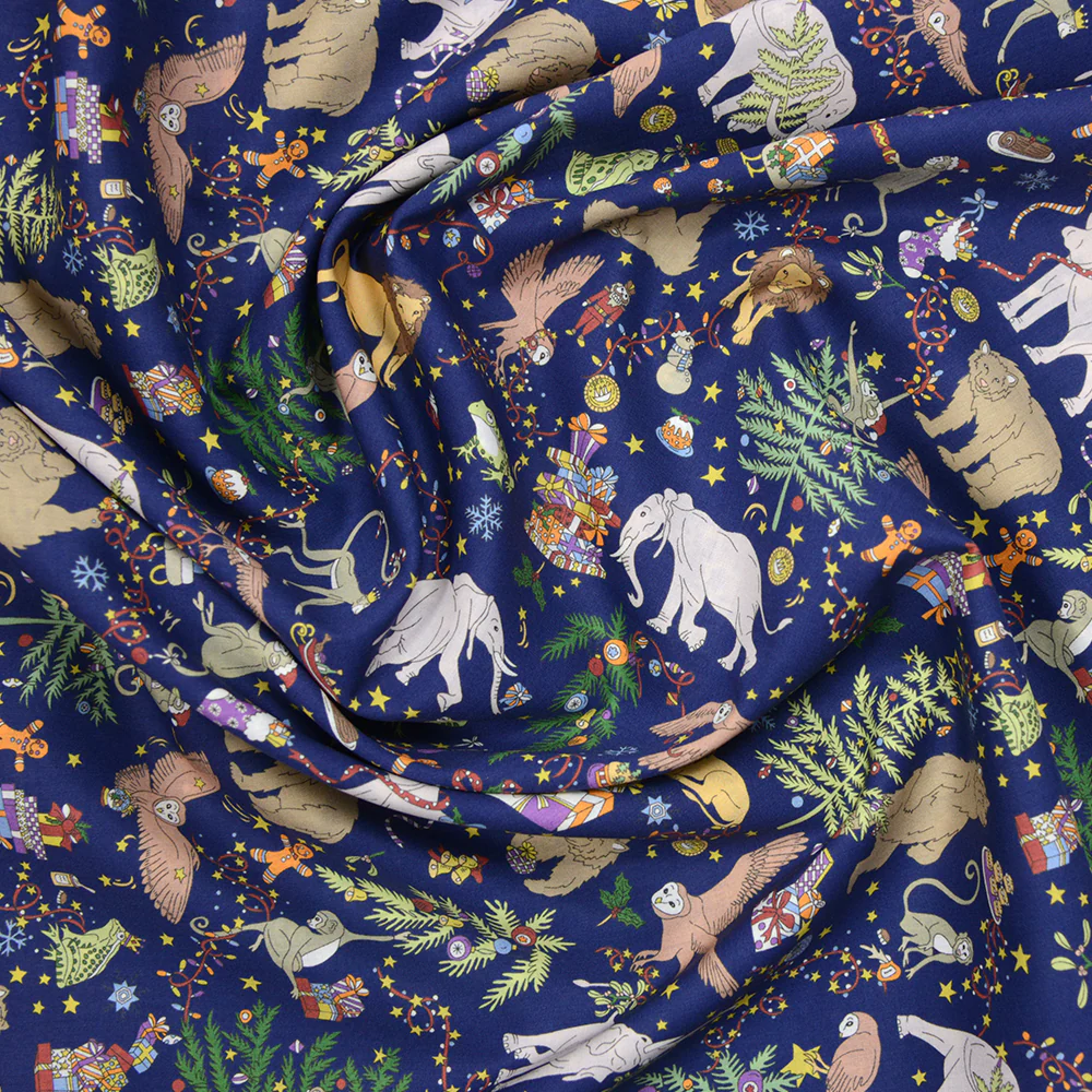 Coton liberty ® Christmas marine au mètre - Image 5