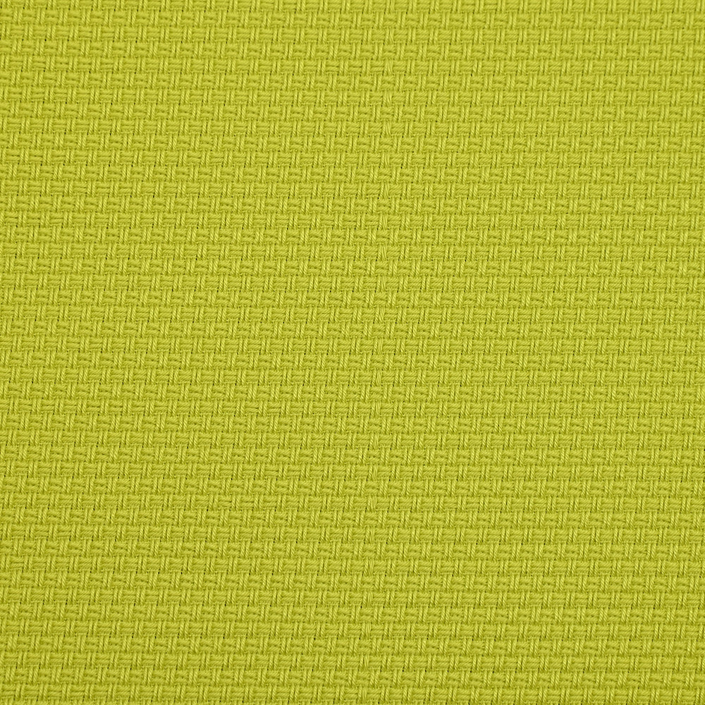 Coton natté Narcisse citron vert - Image 3