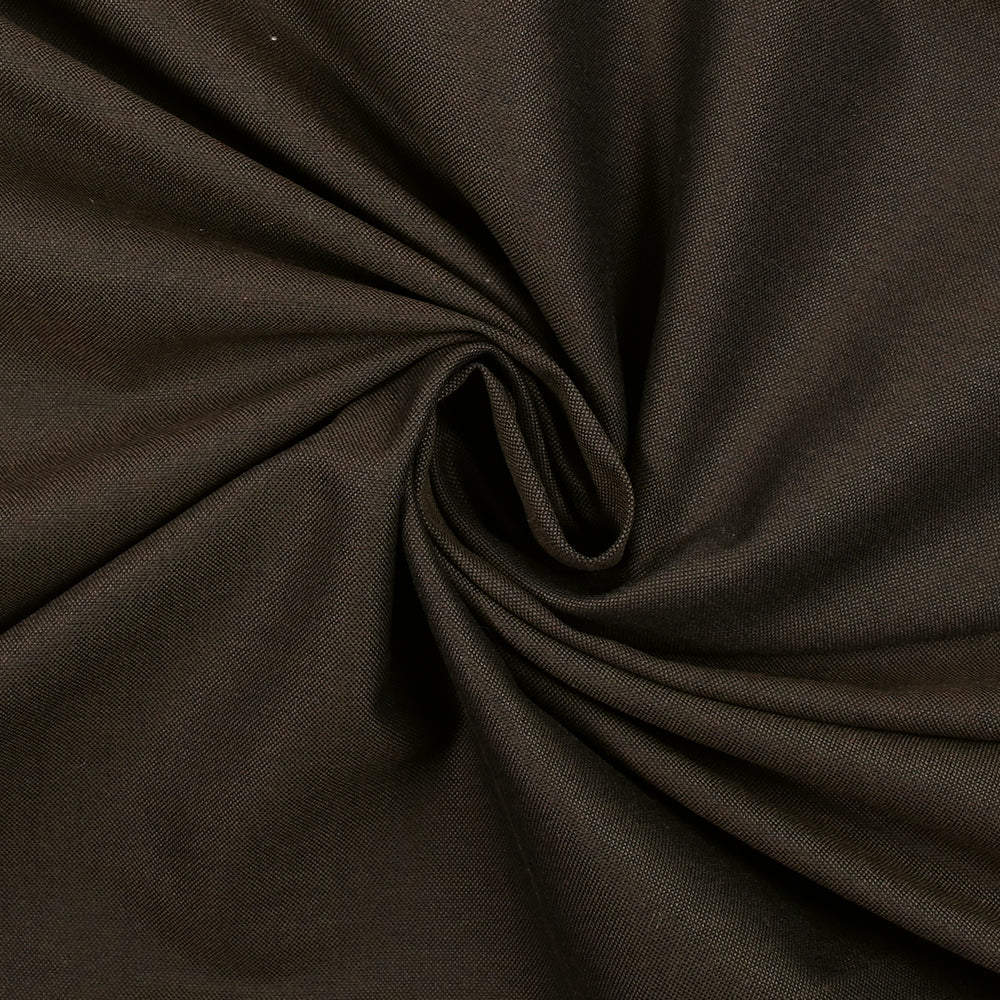 Coton oxford marron et noir - Image 2