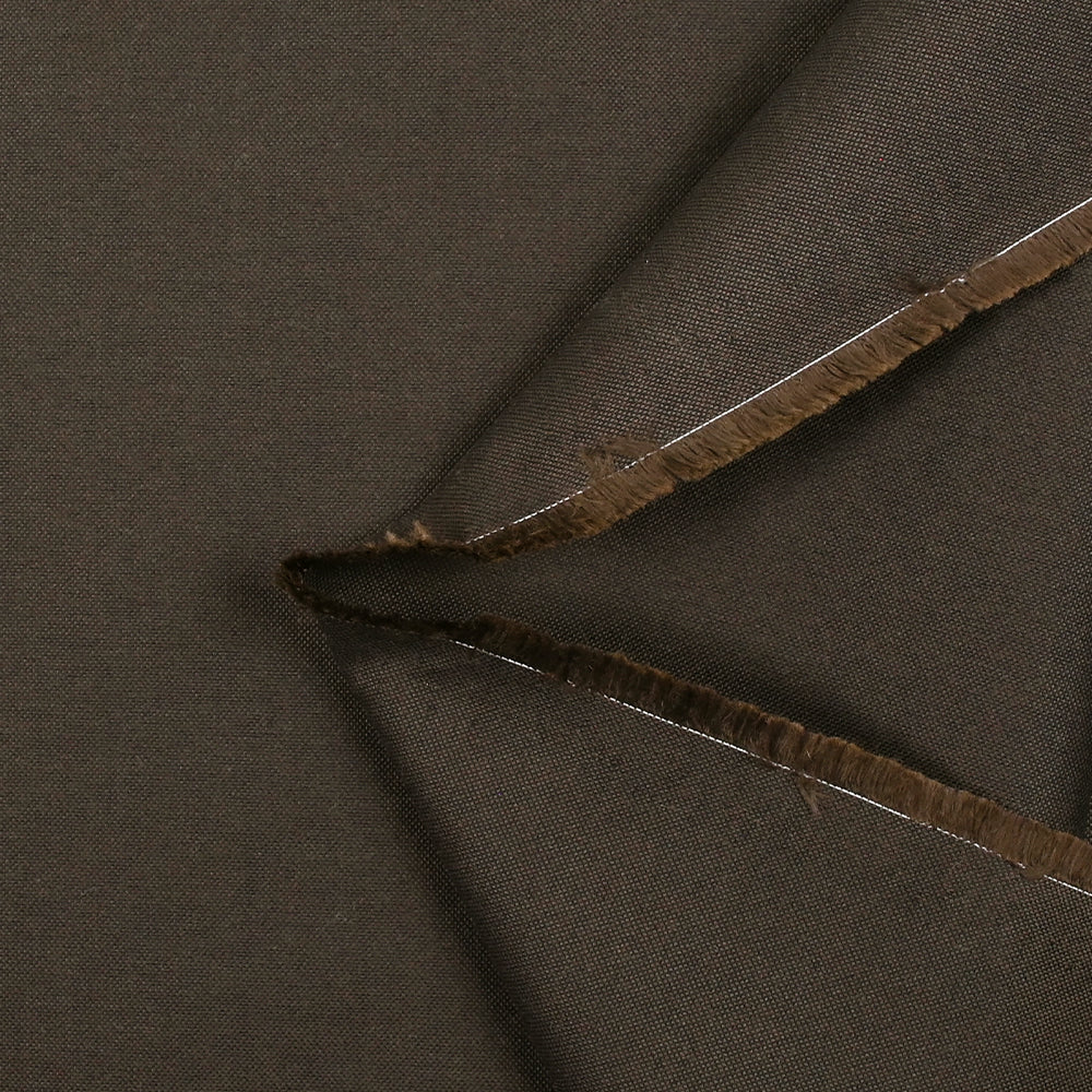 Coton oxford marron et noir - Image 4