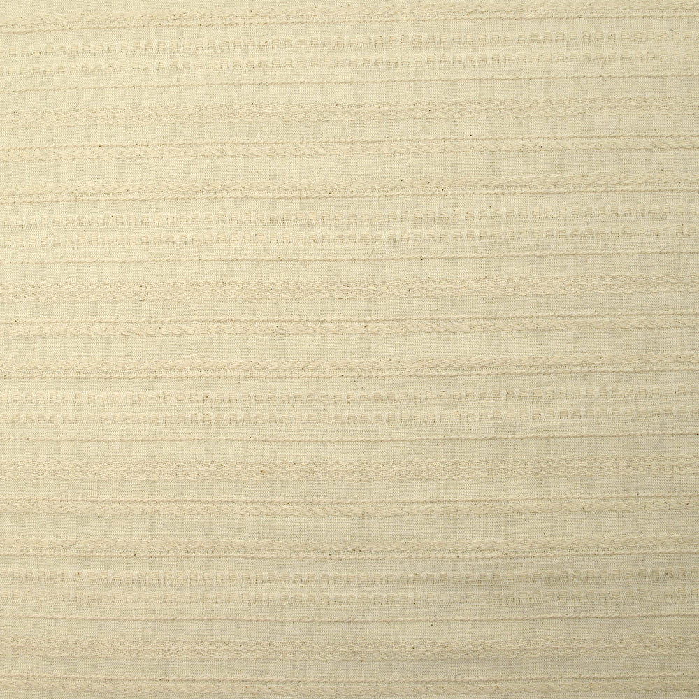 Coton rayé ton sur ton Numa écru naturel - Image 4