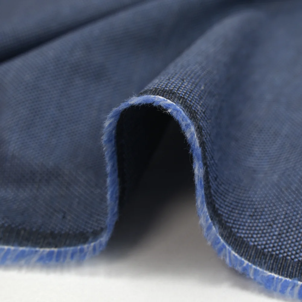 Coton tissé-teint Max bleu, blanc et noir - Image 5