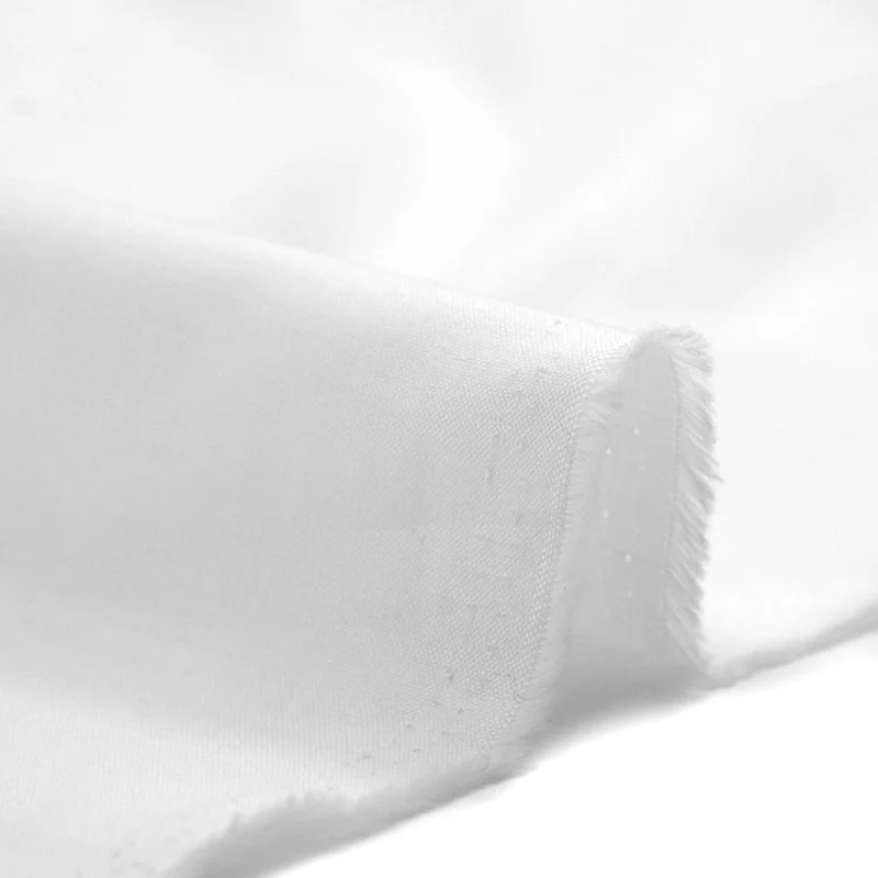 Coton uni blanc - Image 3