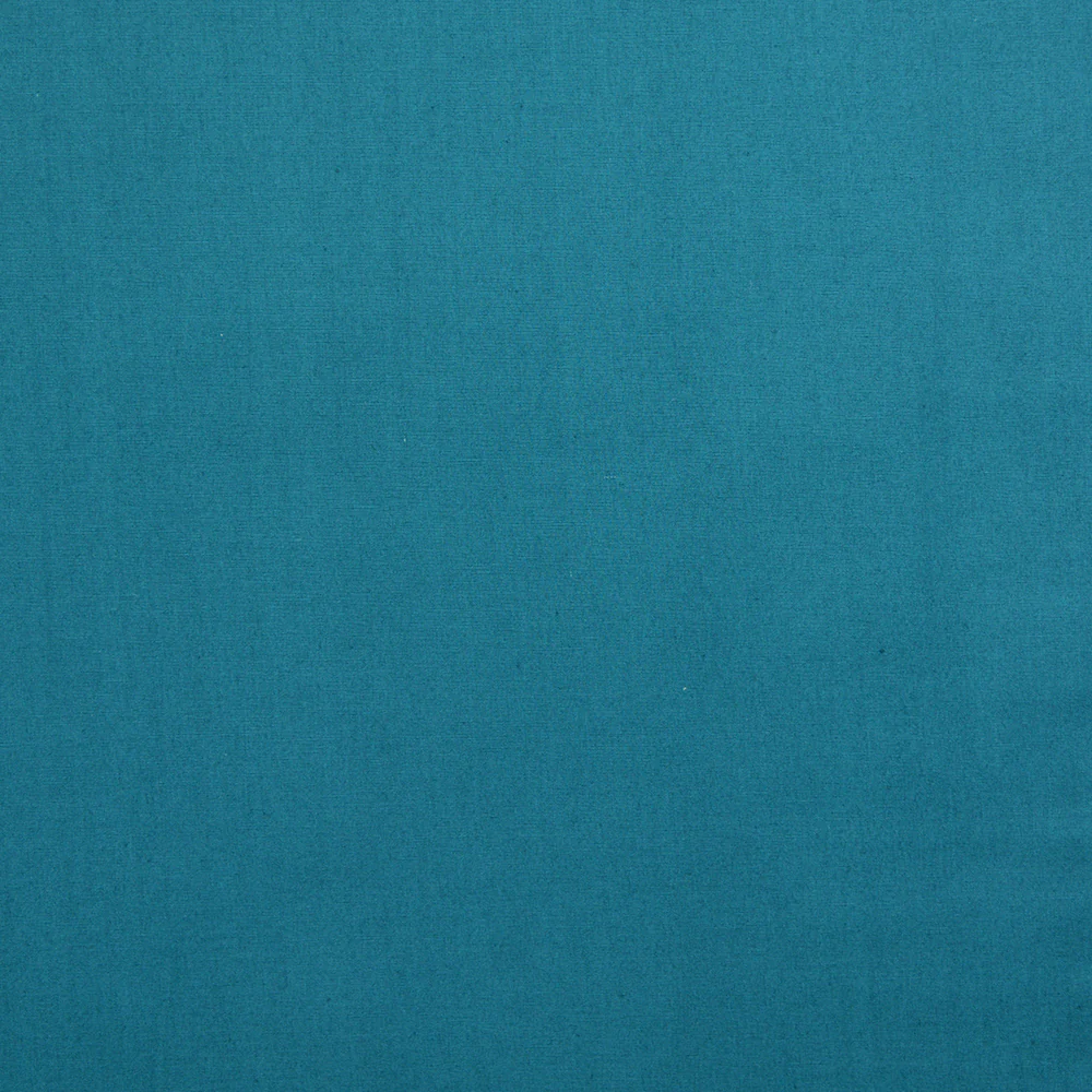Coton uni bleu canard - Image 3
