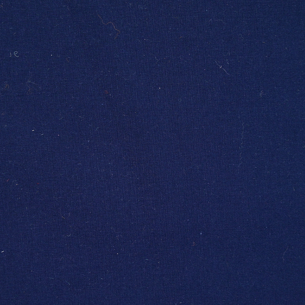 Coton uni bleu nuit - Image 4