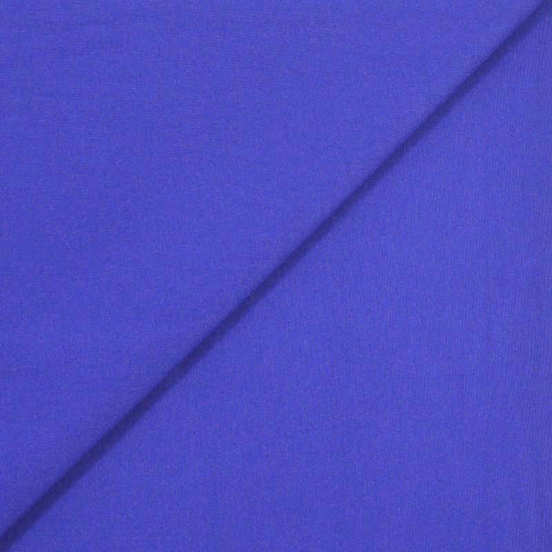 Coton uni bleu roi