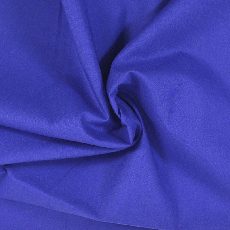 Coton uni bleu roi - Image 4